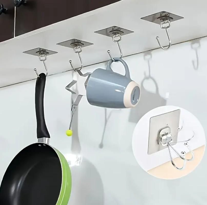 Golden Wall Hooks – Strong Self Adhesive Hooks
