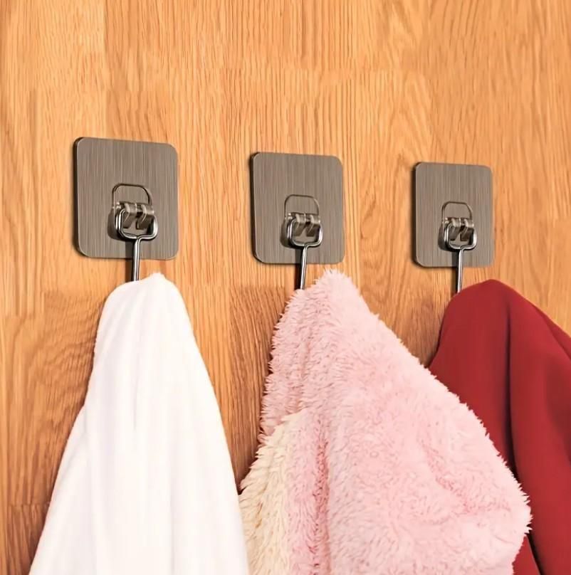 Golden Wall Hooks – Strong Self Adhesive Hooks