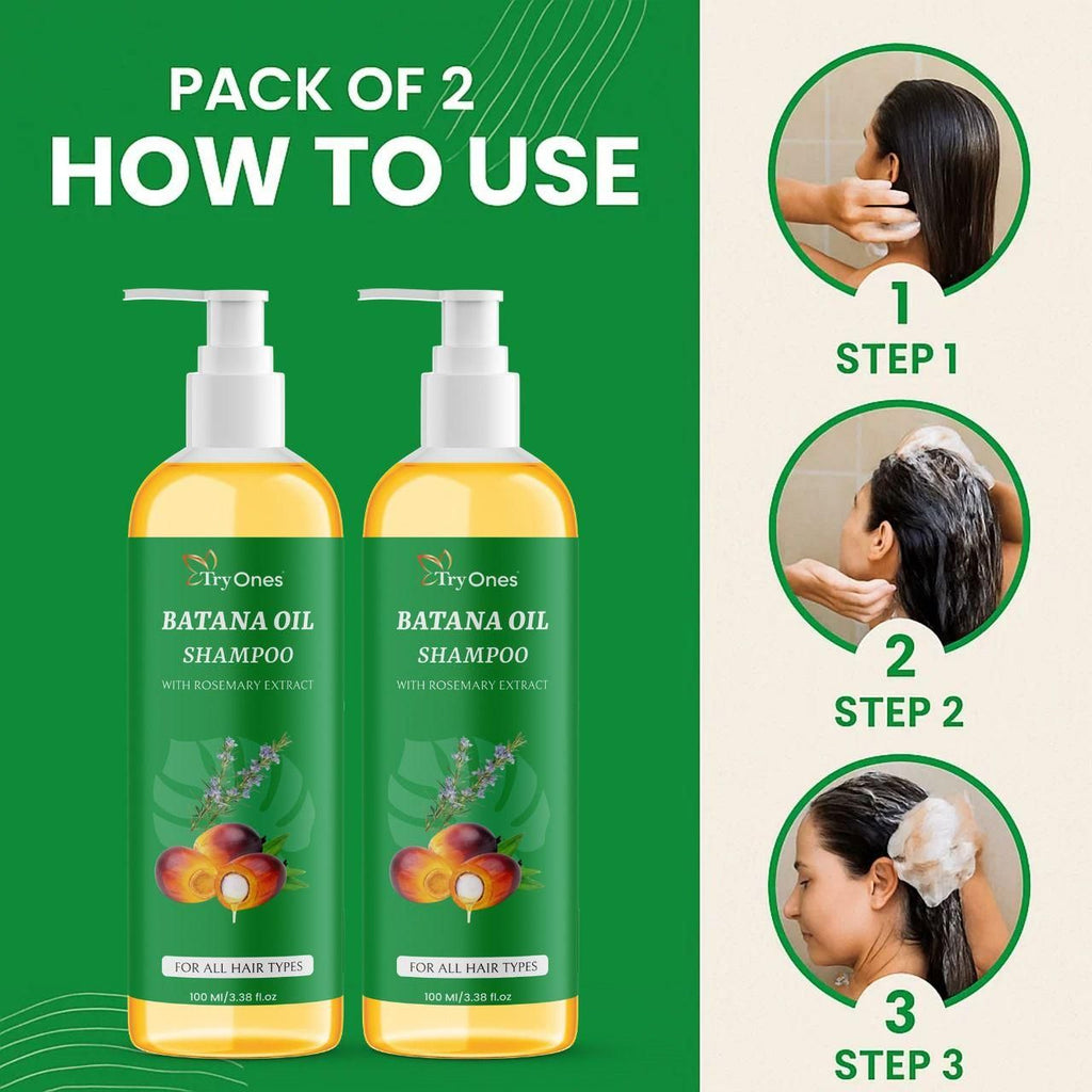 Rosemary & Batana Oil Shampoo – Hair Growth & Anti Hair Fall