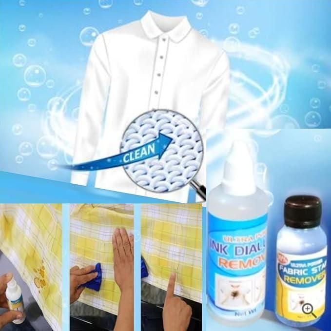 All in One Fabric Stain Remover 100ml (Pack of 2 Bottle 50ml Each)
